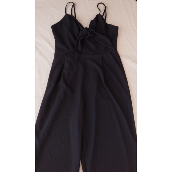 Papillon Wide Leg Jumpsuit Romper Navy Sleeveless New  Womens Size Small - Picture 2 of 12
